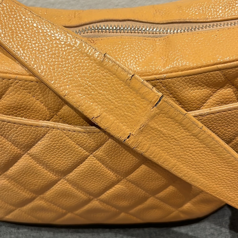 Tan beige Classic Chanel Timeless shoulder bag - Picture 16 of 16